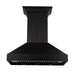 ZLINE 30" Wooden Wall Range Hood in Black - KPCC - 30 - Farmhouse Kitchen and Bath