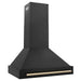 ZLINE 36" Autograph Black Stainless Wall Range Hood, BS655Z - 36 - G - Farmhouse Kitchen and Bath