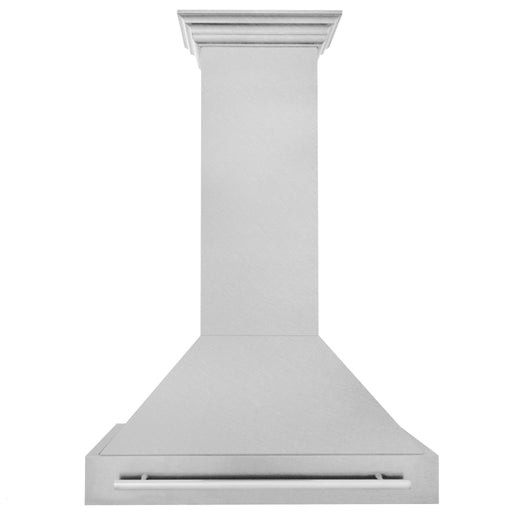 ZLINE 36" Autograph DuraSnow Stainless Steel Wall Range Hood 8654SNX - 36 - Farmhouse Kitchen and Bath