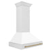 ZLINE 36" Autograph DuraSnow White Range Hood 8654SNZ - WM36 - CB - Farmhouse Kitchen and Bath