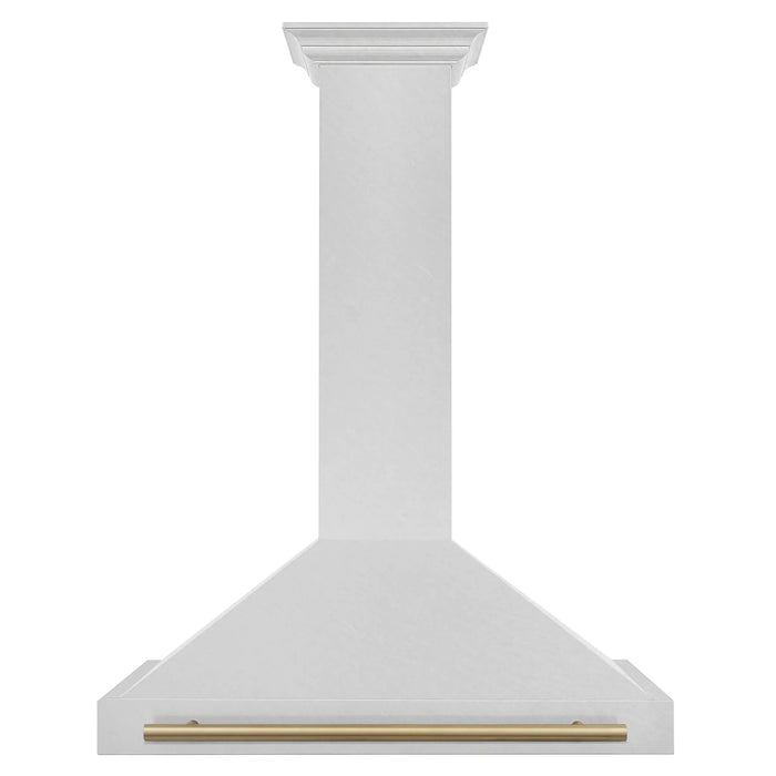ZLINE 36" Autograph Stainless Wall Range Hood KB4SNZ - 36 - CB - Farmhouse Kitchen and Bath