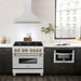 ZLINE 36" Autograph Stainless Wall Range Hood KB4SNZ - 36 - CB - Farmhouse Kitchen and Bath