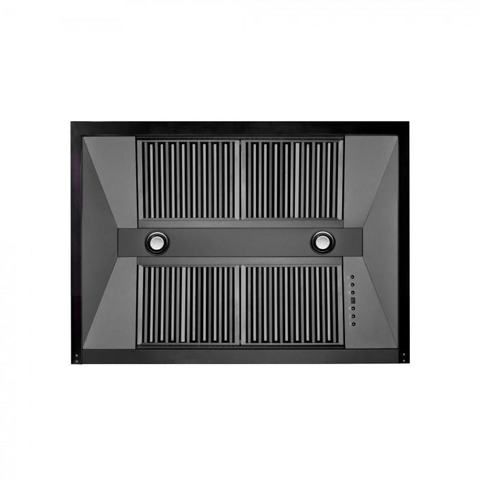ZLINE 36" Black Stainless Steel Wall Mount Range Hood, BS655N - 36 - Farmhouse Kitchen and Bath
