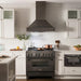 ZLINE 36" Black Stainless Steel Wall Mount Range Hood, BS655N - 36 - Farmhouse Kitchen and Bath