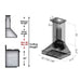 ZLINE 36" Black Stainless Steel Wall Mount Range Hood, BS655N - 36 - Farmhouse Kitchen and Bath