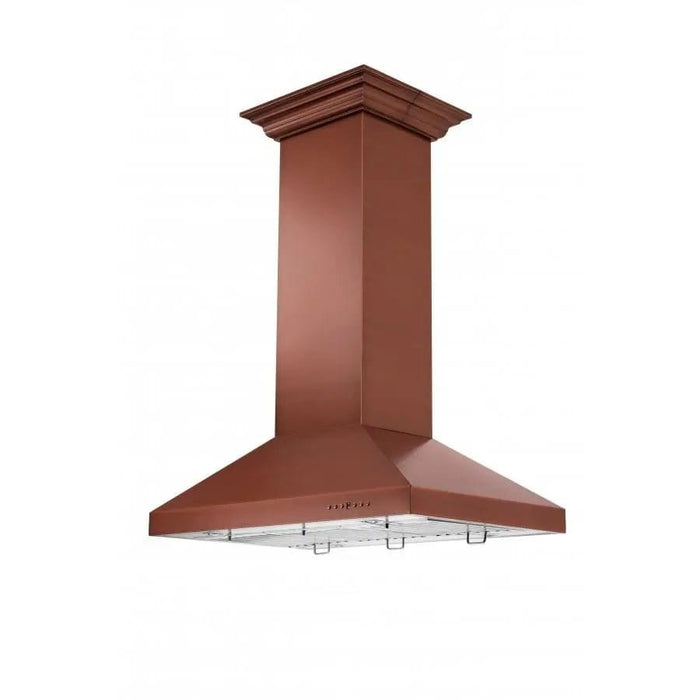 ZLINE 36" Copper Island Range Hood 8KL3iC - 36 - Farmhouse Kitchen and Bath
