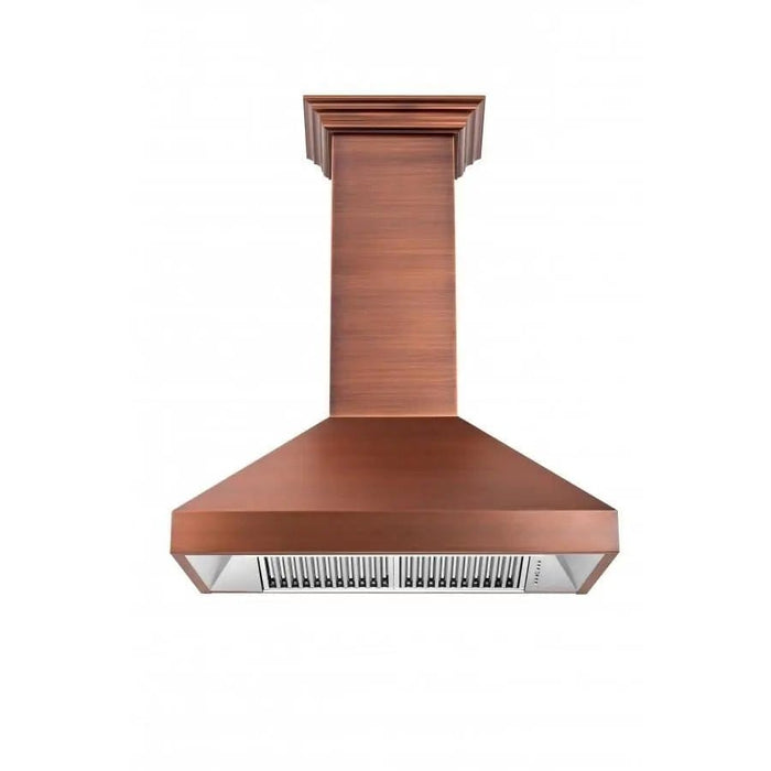 ZLINE 36" Copper Wall Range Hood, 8667C - 36 - Farmhouse Kitchen and Bath