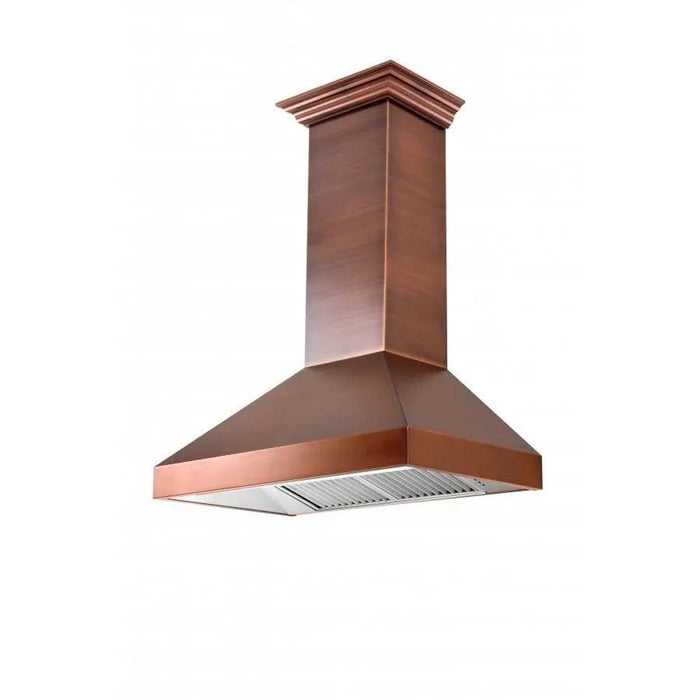 ZLINE 36" Copper Wall Range Hood, 8667C - 36 - Farmhouse Kitchen and Bath