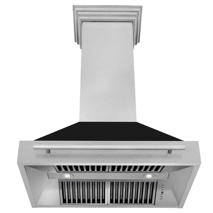 ZLINE 36" DuraSnow® Stainless Steel Range Hood 8654SNX - BLM - 36 - Farmhouse Kitchen and Bath