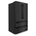 ZLINE 36" French Door Refrigerator,Ice Maker,Black Stainless,RFM - 36 - BS - Farmhouse Kitchen and Bath