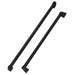 ZLINE 36 In. Autograph Edition Matte Black Handle Set for Built in Refrigerators (3 Handles) (RBIVHZ - MB - 36) - Farmhouse Kitchen and Bath