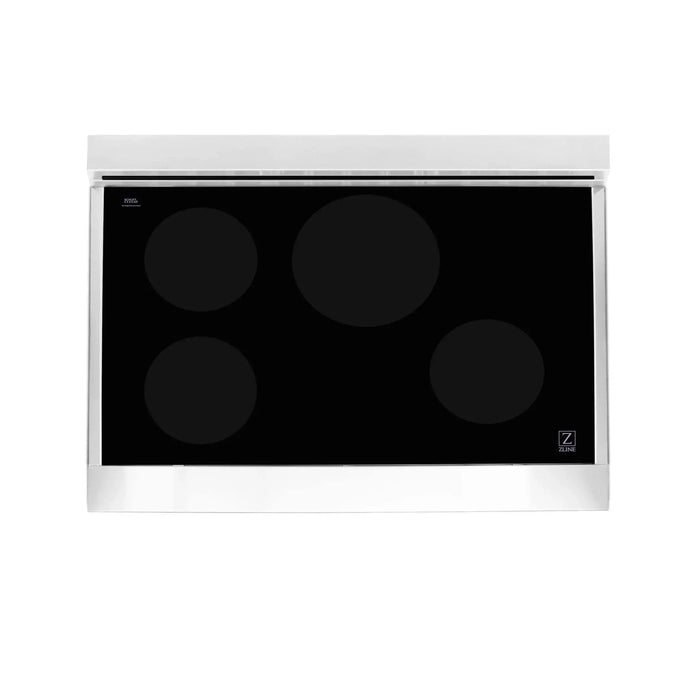 ZLINE 36" Induction Range in DuraSnow Stainless Steel RAIND - RG - 36 - Farmhouse Kitchen and Bath