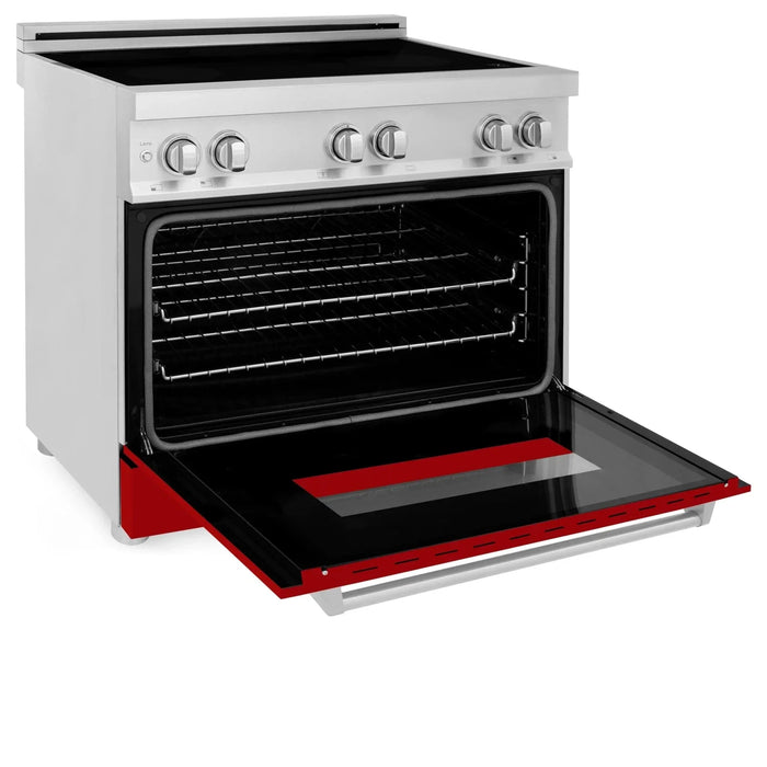ZLINE 36" Induction Range in DuraSnow Stainless Steel RAIND - RG - 36 - Farmhouse Kitchen and Bath