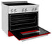 ZLINE 36" Induction Range in DuraSnow Stainless Steel RAIND - RG - 36 - Farmhouse Kitchen and Bath