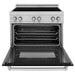 ZLINE 36" Induction Range in DuraSnow with a 4 Element Stove and Electric Oven RAINDS - BLM - 36 - Farmhouse Kitchen and Bath