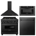 ZLINE 36 " Kitchen Package Range , Range Hood , Microwave , Dishwasher , 4KP - RABRH36 - MWDW - Farmhouse Kitchen and Bath