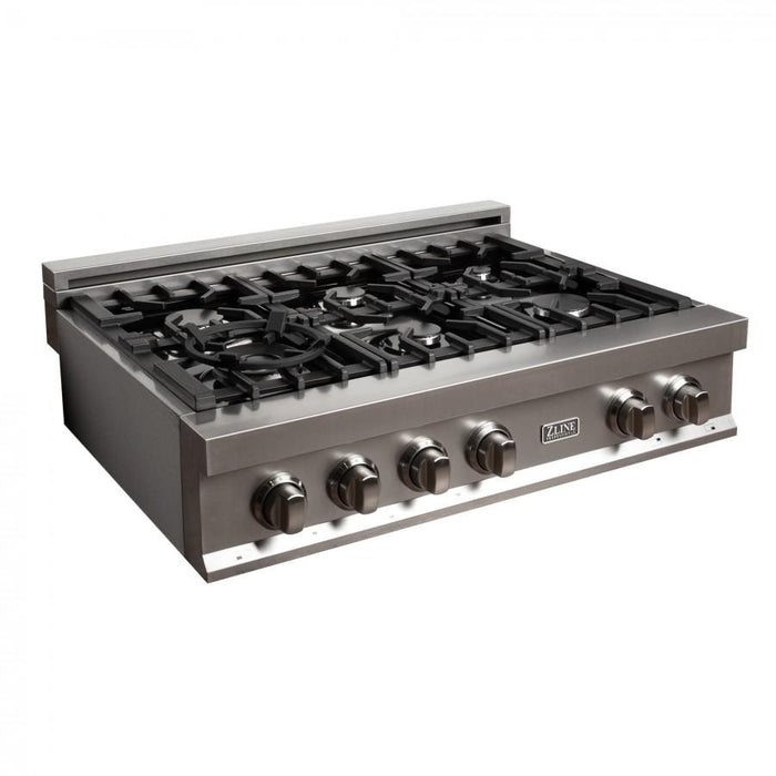 ZLINE 36" Porcelain Rangetop in Snow Stainless, RTS - 36 - Farmhouse Kitchen and Bath