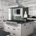 ZLINE 36" Porcelain Rangetop in Snow Stainless, RTS - 36 - Farmhouse Kitchen and Bath