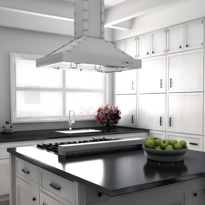 ZLINE 36" Porcelain Rangetop in Snow Stainless, RTS - 36 - Farmhouse Kitchen and Bath