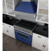 ZLINE 36" Professional Dual Fuel Range in Snow Stainless, Blue Gloss Door, RAS - BG - 36 - Farmhouse Kitchen and Bath