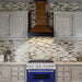 ZLINE 36" Professional Dual Fuel Range with Blue Gloss Door, RA - BG - 36 - Farmhouse Kitchen and Bath