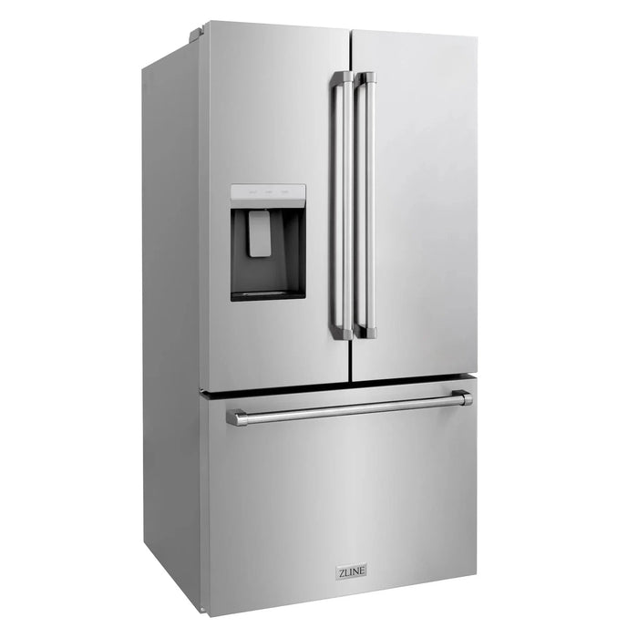 ZLINE 36" Refrigerator, Water, Ice Dispenser, Fingerprint Resistant, RSM - W - 36 - Farmhouse Kitchen and Bath