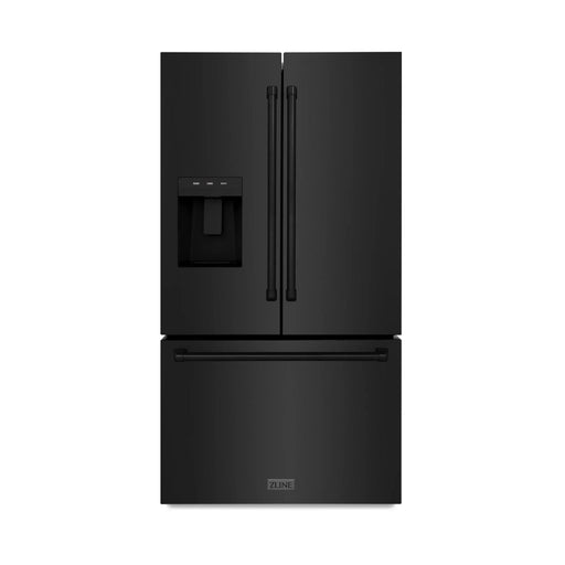 ZLINE 36" Refrigerator, Water, Ice Dispenser, Fingerprint Resistant, RSM - W - 36 - BS - Farmhouse Kitchen and Bath
