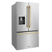 ZLINE 36" Refrigerator, Water, Ice Dispenser, Fingerprint Resistant, RSMZ - W - 36 - CB - Farmhouse Kitchen and Bath
