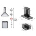 ZLINE 36" Remote Blower Stainless Island Range Hood, KECOMi - RS - 36 - 400 - Farmhouse Kitchen and Bath