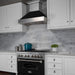 ZLINE 36" Snow Finish Wall Range Hood, Black Matte Shell, 8654BLM - 36 - Farmhouse Kitchen and Bath