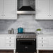 ZLINE 36" Snow Finish Wall Range Hood, Black Matte Shell, 8654BLM - 36 - Farmhouse Kitchen and Bath
