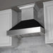 ZLINE 36" Snow Finish Wall Range Hood, Black Matte Shell, 8654BLM - 36 - Farmhouse Kitchen and Bath
