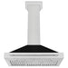 ZLINE 36" Stainless Range Hood Shell, Stainless Handle KB4SNX - BLM - 36 - Farmhouse Kitchen and Bath