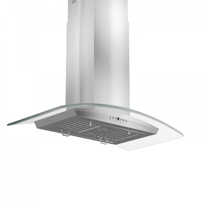 ZLINE 36" Stainless Steel Island Range Hood, GL5i - 36 - Farmhouse Kitchen and Bath