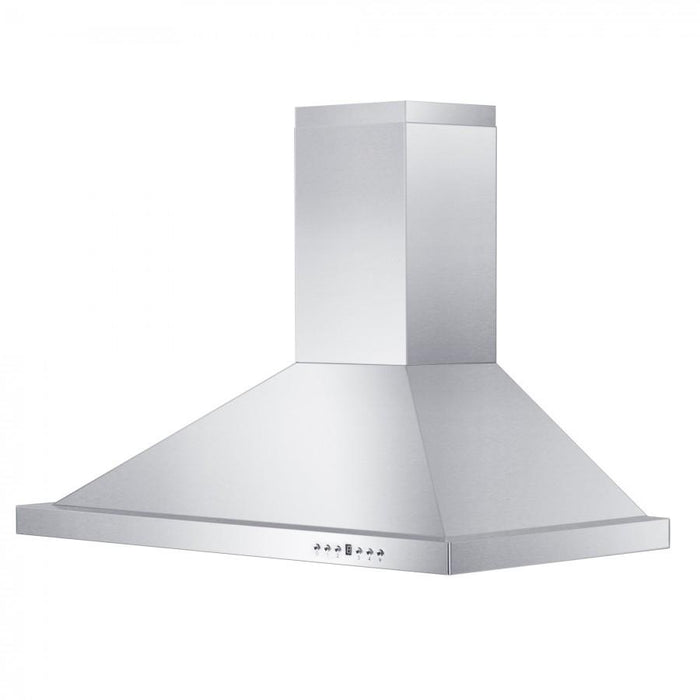 ZLINE 36" Stainless Steel Wall Range Hood, Crown Molding, KBCRN - 36 - Farmhouse Kitchen and Bath