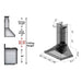 ZLINE 36" Stainless Steel Wall Range Hood, Crown Molding, KBCRN - 36 - Farmhouse Kitchen and Bath