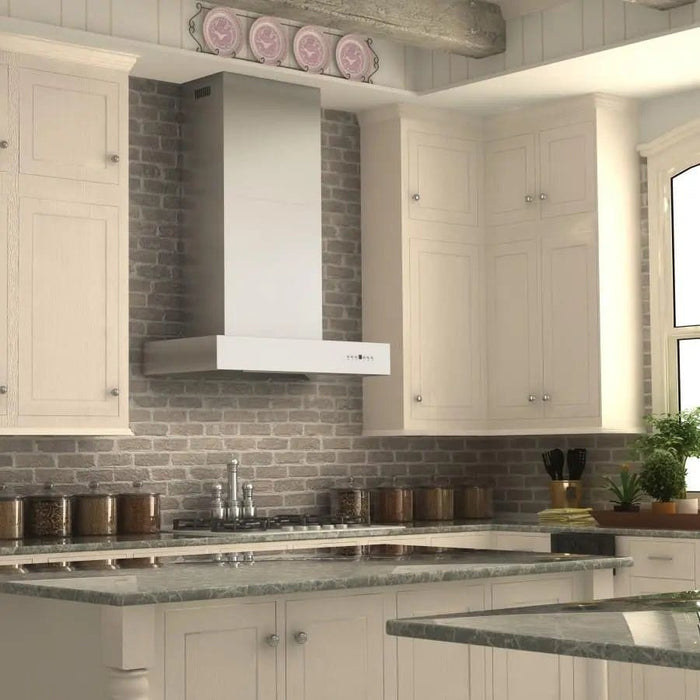 ZLINE 36" Stainless Steel Wall Range Hood, KECOM - 36 - Farmhouse Kitchen and Bath