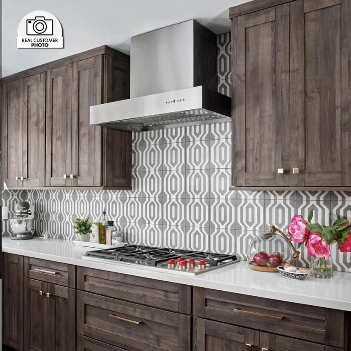 ZLINE 36" Stainless Steel Wall Range Hood, KECOM - 36 - Farmhouse Kitchen and Bath