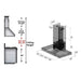 ZLINE 36" Stainless Wall Range Hood with Crown Molding, KECRN - 36 - Farmhouse Kitchen and Bath