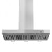 ZLINE 36" Stainless Wall Range Hood with Crown Molding, KECRN - 36 - Farmhouse Kitchen and Bath