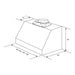 ZLINE 36" UNDER CABINET RANGE HOOD (523 - 36) - Farmhouse Kitchen and Bath