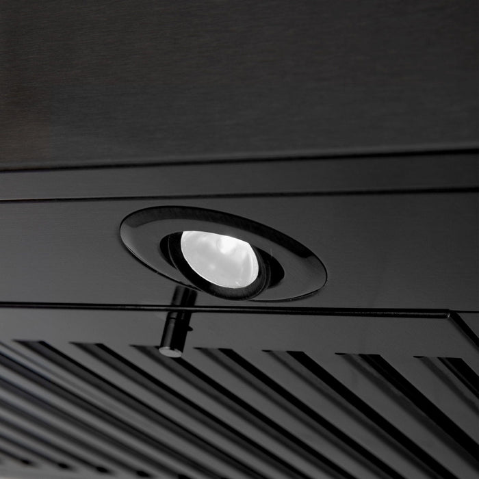 ZLINE 36" Wall Mount Range Hood, Black Stainless Steel, BSKENCRN - 36 - Farmhouse Kitchen and Bath