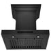 ZLINE 36" Wall Mount Range Hood, Black Stainless Steel, BSKENCRN - 36 - Farmhouse Kitchen and Bath