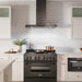 ZLINE 36" Wall Mount Range Hood, BSKEN - 36, Black Stainless Steel - Farmhouse Kitchen and Bath