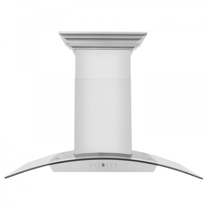 ZLINE 36" Wall Range Hood, Built - in CrownSound® Bluetooth Speakers, KZCRN - BT - 36 - Farmhouse Kitchen and Bath