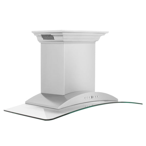 ZLINE 36" Wall Range Hood, Stainless, Bluetooth Speakers, KNCRN - BT - 36 - Farmhouse Kitchen and Bath