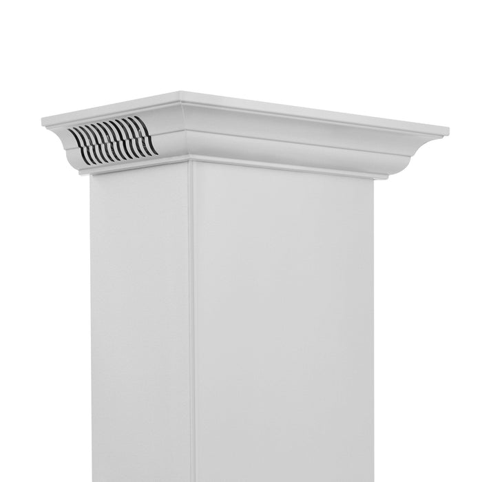 ZLINE 36" Wall Range Hood, Stainless, CrownSound Speakers, KF1CRN - BT - 36 - Farmhouse Kitchen and Bath