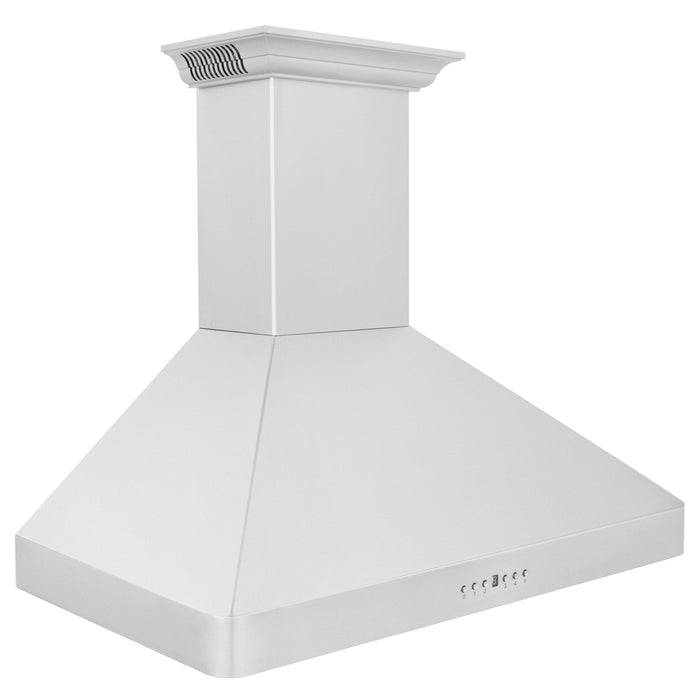 ZLINE 36" Wall RangeHood, Stainless, CrownSound Speakers, KF2CRN - BT - 36 - Farmhouse Kitchen and Bath