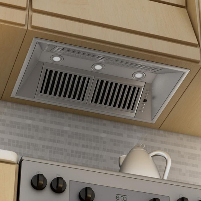ZLINE 40" Stainless In/Outdoor Under Cabinet RangeHood Insert, 721 - 304 - 40 - Farmhouse Kitchen and Bath