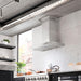 ZLINE 42" Wall Range Hood, Built - in CrownSound® Bluetooth Speakers, KECRN - BT - 42 - Farmhouse Kitchen and Bath